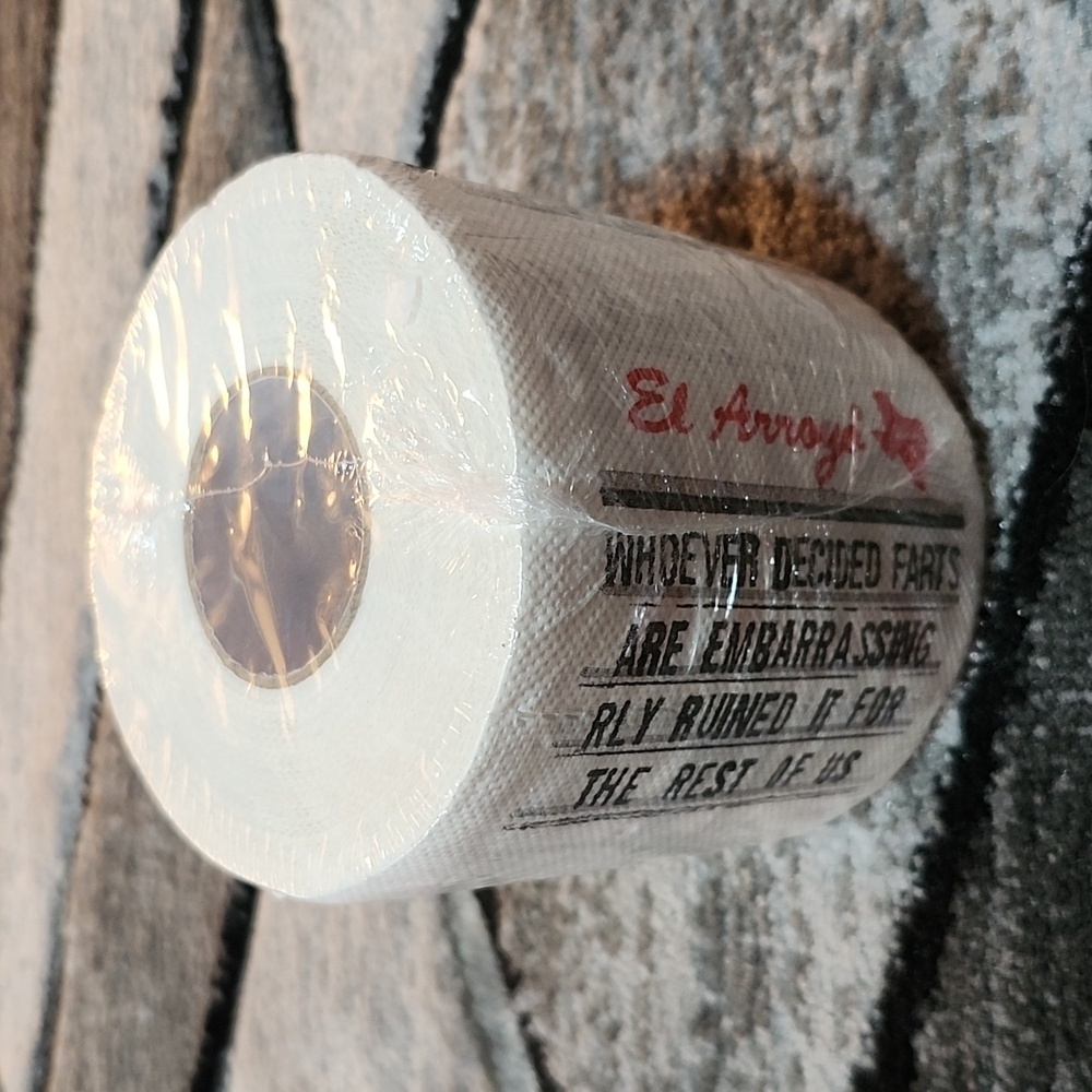 EL ARROYO POOP JOKES 3-PLY DECORATIVE TOILET PAPER GIFT GUEST BATHROOM HUMOR